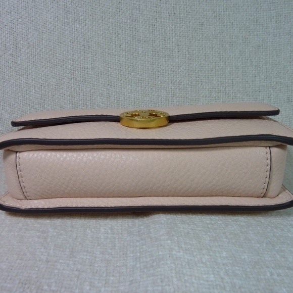 Tory Burch Pale Apricot Pink Chelsea Chain Pouch/MINI BAG - Picture 5 of 13
